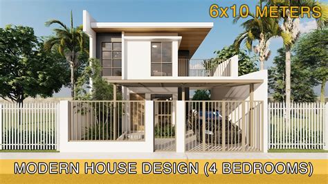 Modern House Design Idea (6x10 meters on 100sqm .
